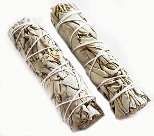 Premium California White Sage Smudge Stick 6 Inch for Home Cleansing, Meditation, and Ancient Rituals 2